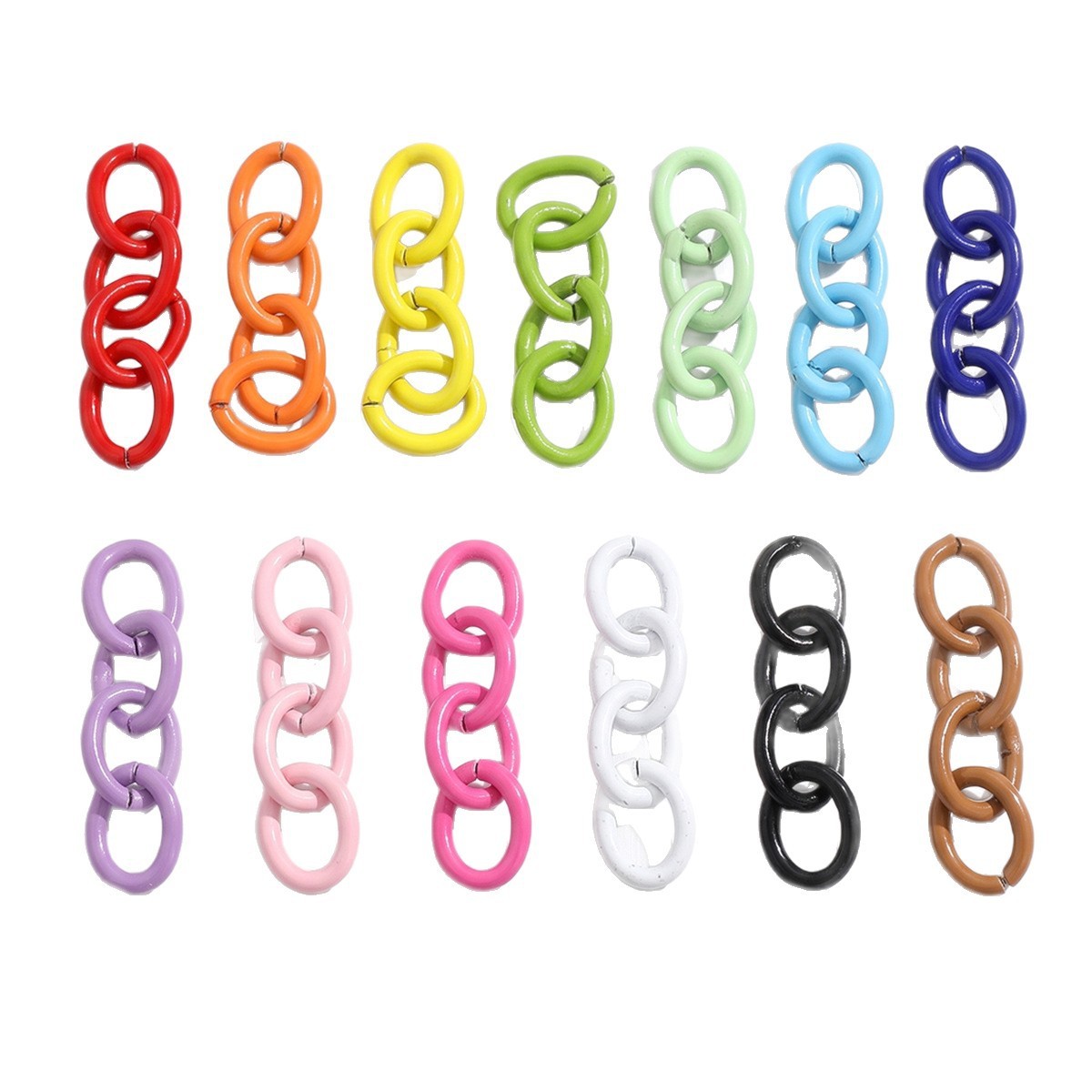Multi-Purpose Keychain DIY Craft Parts Bulk Universal Charms for Handmade Key Ring & Bag Hanging