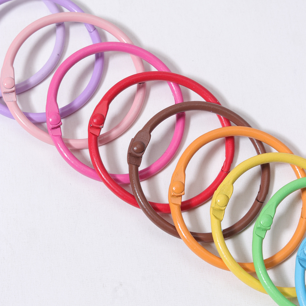 Wholesale Stackable DIY Keychain Charms Bulk Multi-Layer Decor Parts for Custom Layered Key Rings