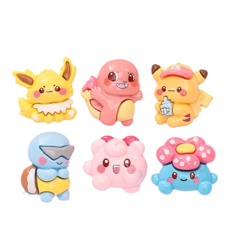 Bulk Wholesale Colorful Cartoon Resin Trinkets for DIY Jewelry Making