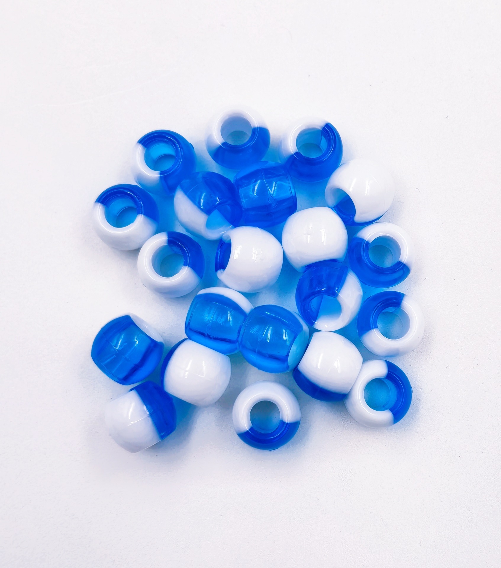Bulk Easy Thread Large Hole Loose Beads Wholesale Extra Wide Bore Decor Beads for Beginner Crafters