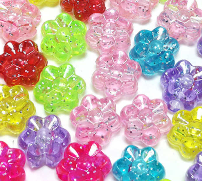 Bulk Glossy Large Hole Loose Beads Wholesale Smooth Big Bore Decorative Beads for Daily Jewelry Making