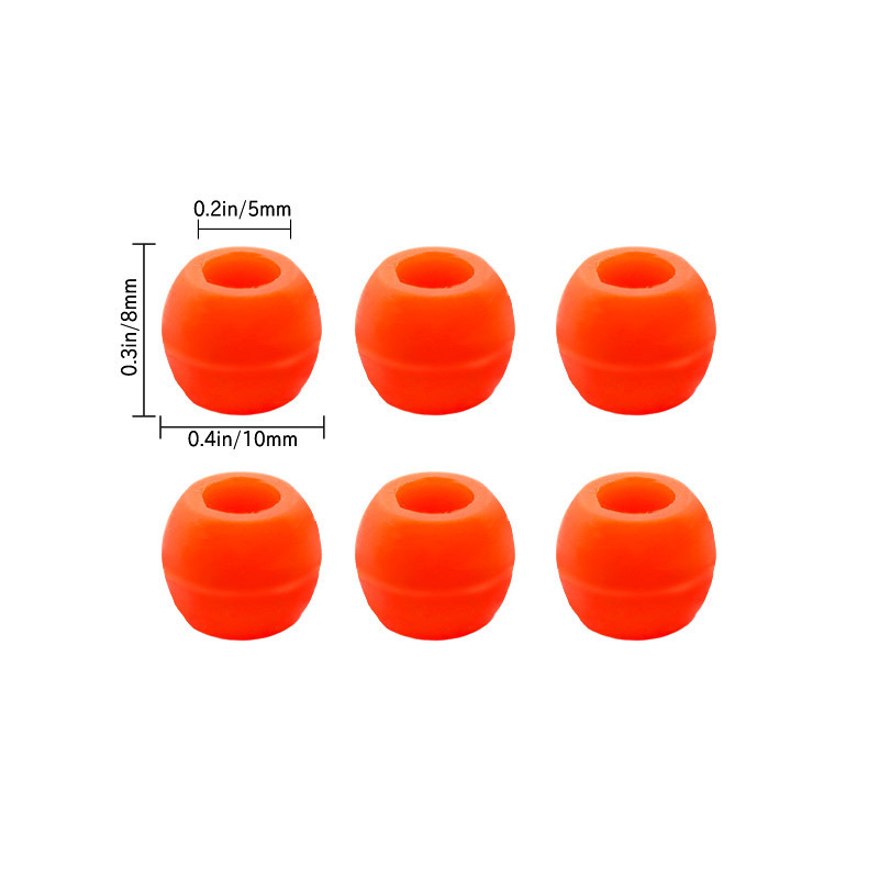 Wholesale Drop Shipping Large Hole Loose Beads Bulk Big Bore Decor Spacer Beads for Cross-Border Stores