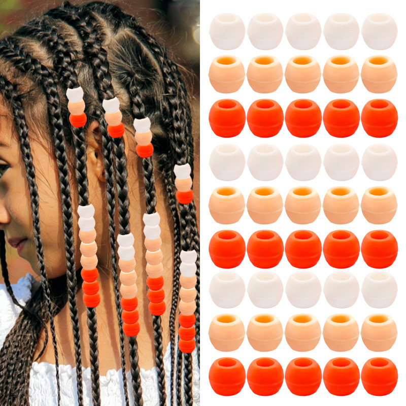 Wholesale Drop Shipping Large Hole Loose Beads Bulk Big Bore Decor Spacer Beads for Cross-Border Stores