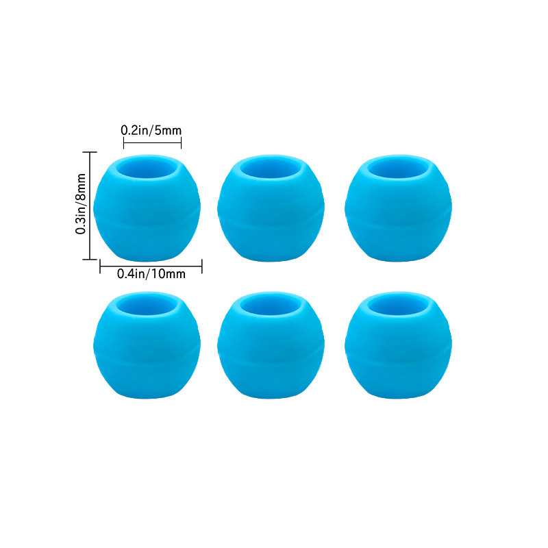 Wholesale Drop Shipping Large Hole Loose Beads Bulk Big Bore Decor Spacer Beads for Cross-Border Stores