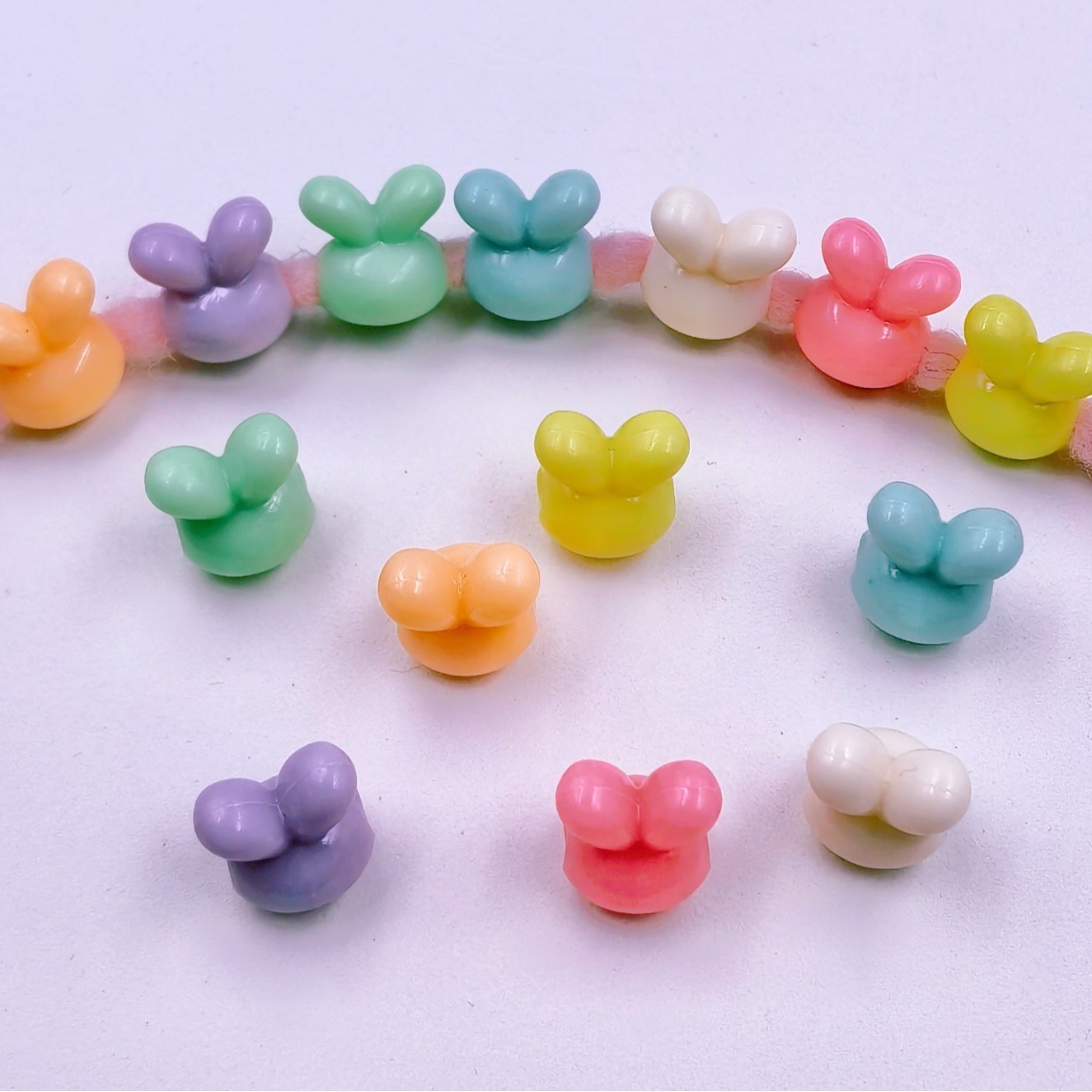 Wholesale Ultra Light Large Hole Loose Beads Bulk No Burden Big Bore Decor Beads for Portable Charms