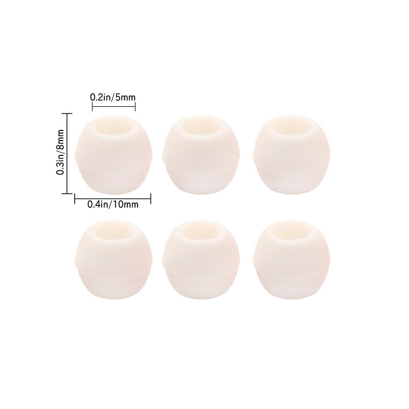 Wholesale Drop Shipping Large Hole Loose Beads Bulk Big Bore Decor Spacer Beads for Cross-Border Stores