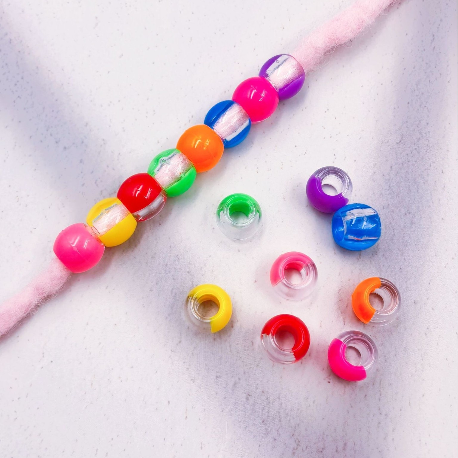 Wholesale Mixed Shape Big Bore Loose Beads Bulk Large Hole Decor Charms for Custom DIY Accessories