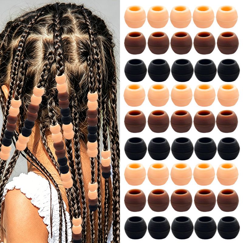Wholesale Drop Shipping Large Hole Loose Beads Bulk Big Bore Decor Spacer Beads for Cross-Border Stores