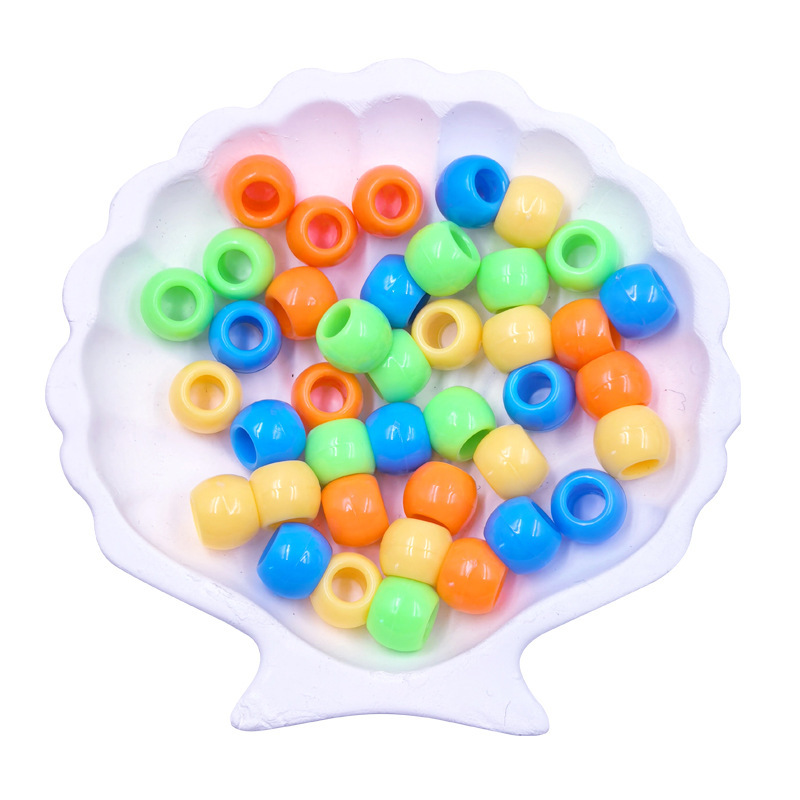 Wholesale Mini & Large Size Big Bore Loose Beads Bulk Large Hole Decor Parts for Layered DIY Design