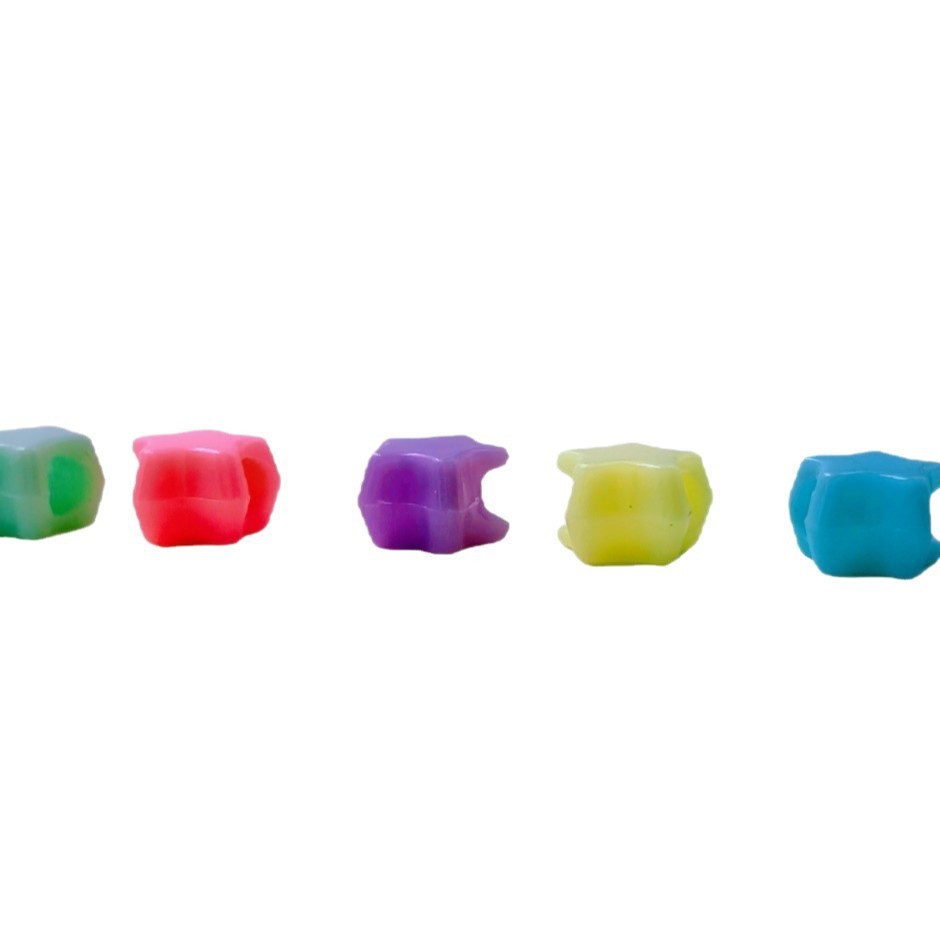 Wholesale Pastel Large Hole Loose Beads Bulk Soft Tone Big Bore Decor Spacers for Cute DIY Ornaments