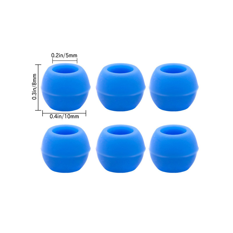 Wholesale Drop Shipping Large Hole Loose Beads Bulk Big Bore Decor Spacer Beads for Cross-Border Stores