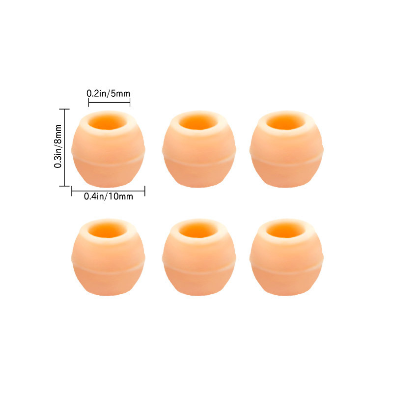 Wholesale Drop Shipping Large Hole Loose Beads Bulk Big Bore Decor Spacer Beads for Cross-Border Stores
