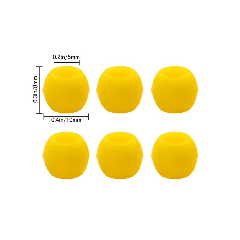 Wholesale Drop Shipping Large Hole Loose Beads Bulk Big Bore Decor Spacer Beads for Cross-Border Stores