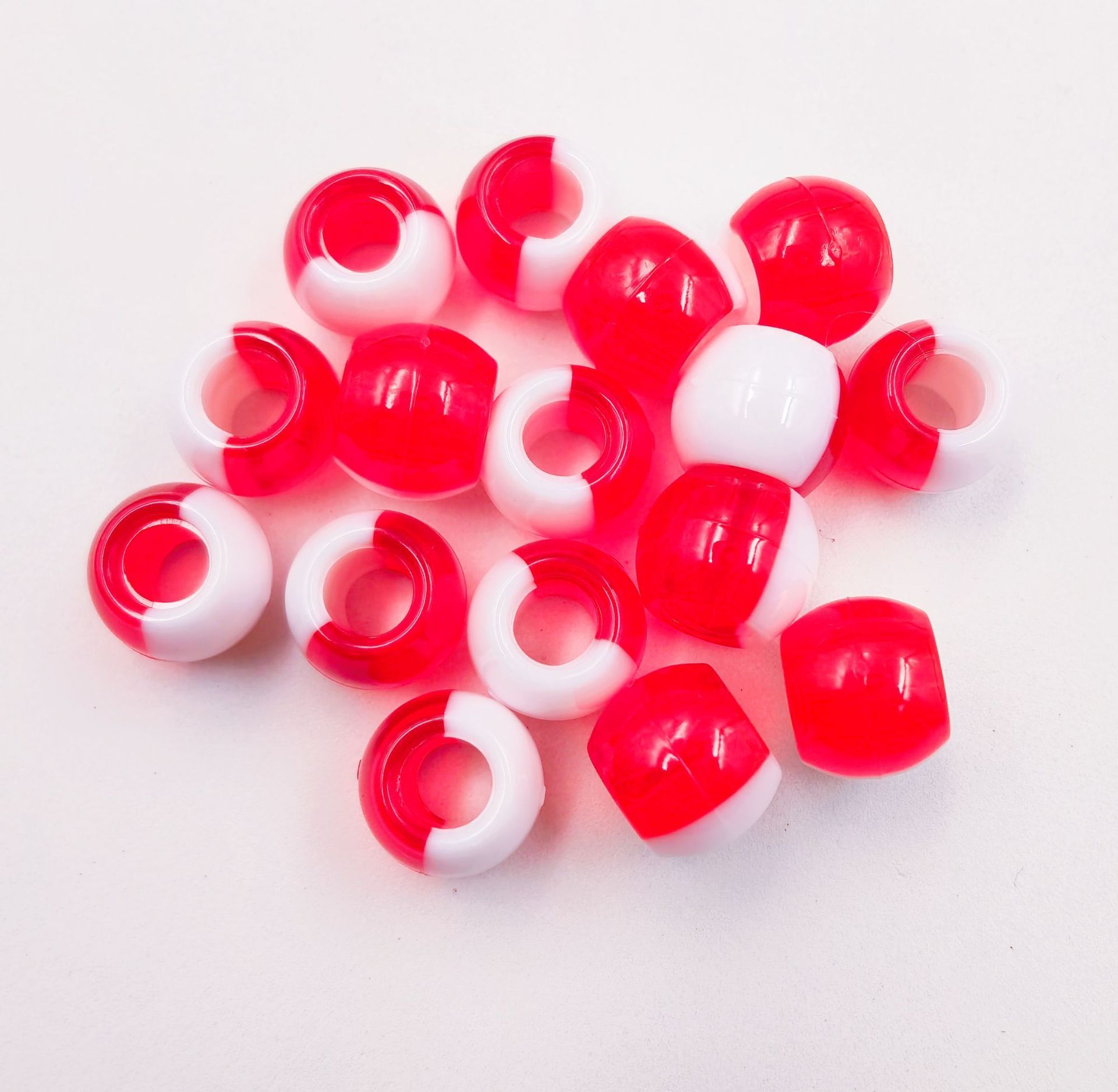 Bulk Easy Thread Large Hole Loose Beads Wholesale Extra Wide Bore Decor Beads for Beginner Crafters