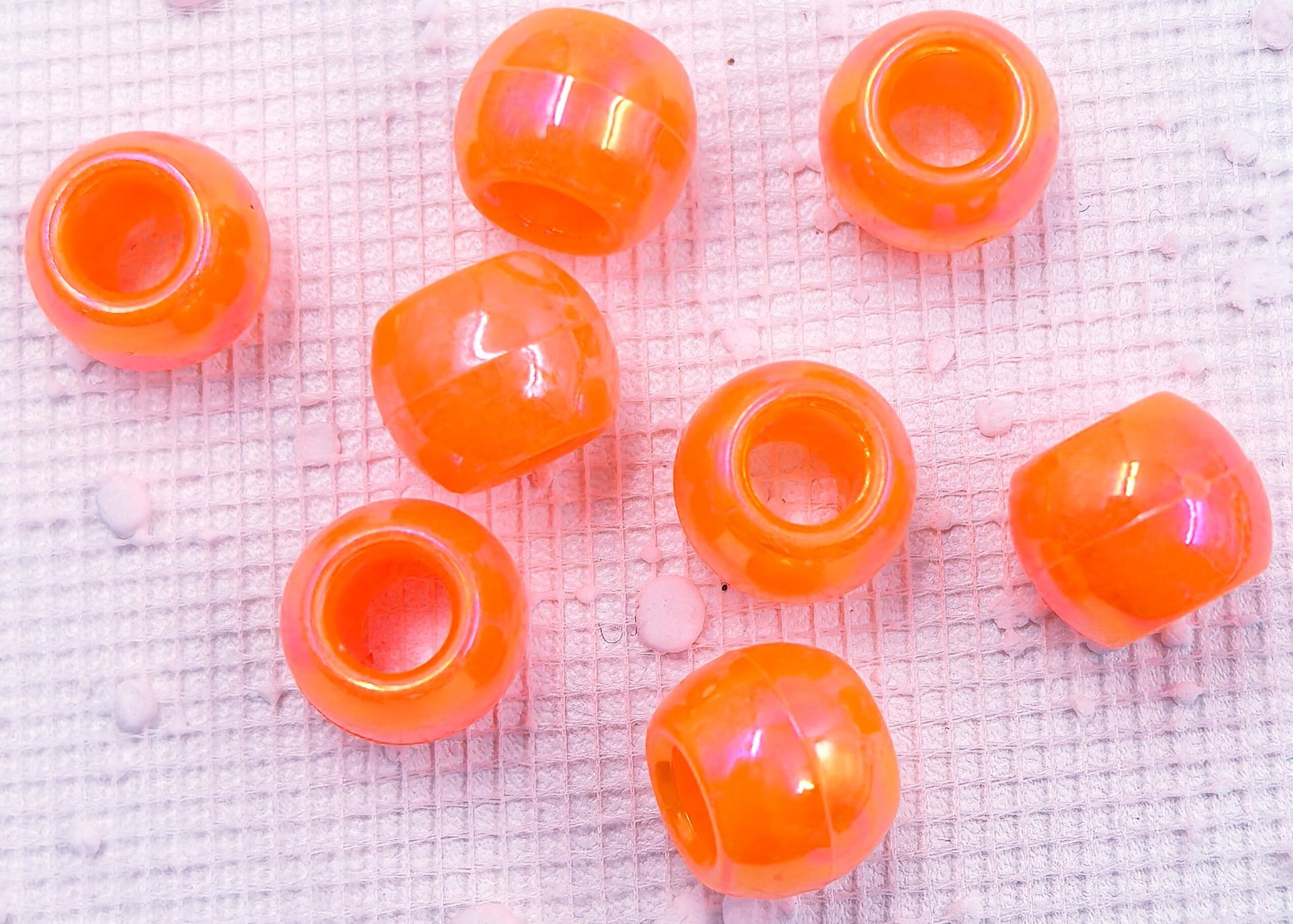 9*12MM Bulk Big Hole Decorative Loose Beads Wholesale Wide Hole Spacer Beads for DIY Braided Ornaments