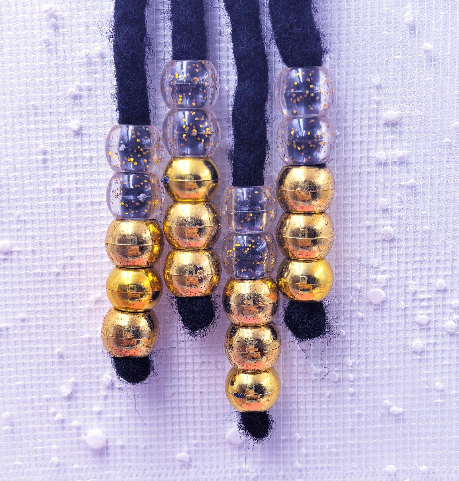 9*12MM Bulk Big Hole Decorative Loose Beads Wholesale Wide Hole Spacer Beads for DIY Braided Ornaments