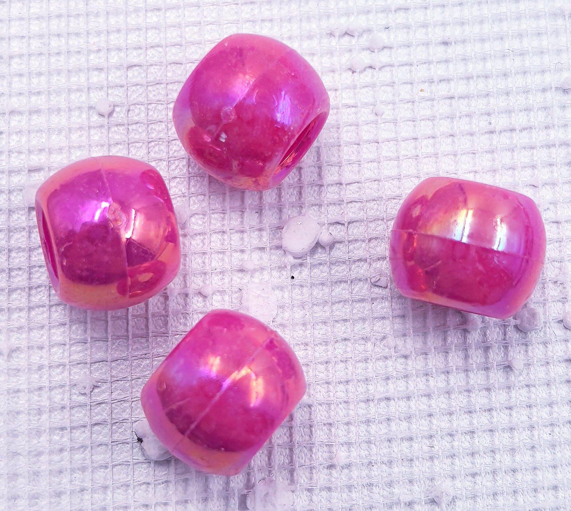 9*12MM Bulk Big Hole Decorative Loose Beads Wholesale Wide Hole Spacer Beads for DIY Braided Ornaments