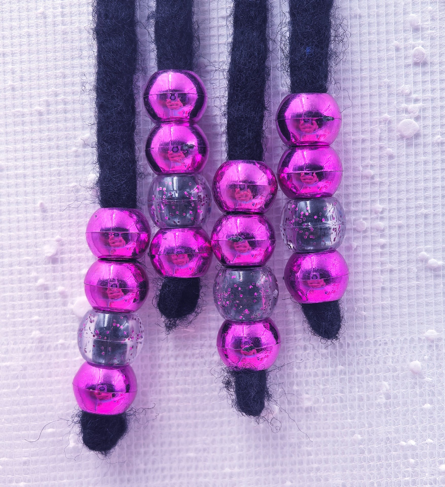 9*12MM Bulk Big Hole Decorative Loose Beads Wholesale Wide Hole Spacer Beads for DIY Braided Ornaments