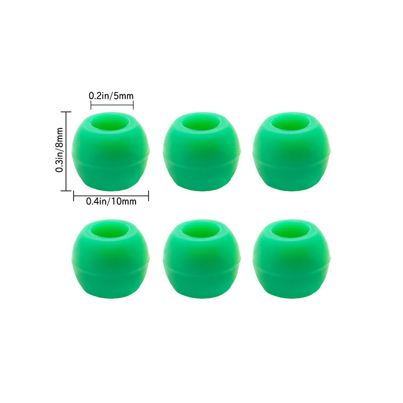 Wholesale Drop Shipping Large Hole Loose Beads Bulk Big Bore Decor Spacer Beads for Cross-Border Stores