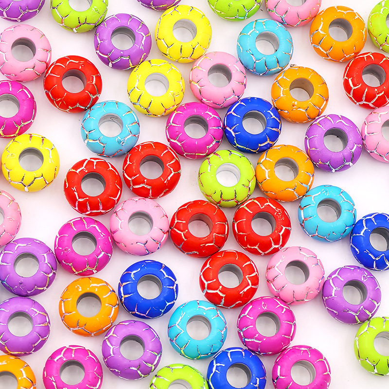 Bulk Ultra Light Large Hole Loose Decor Beads No Weight Burden for Portable Hanging Ornaments