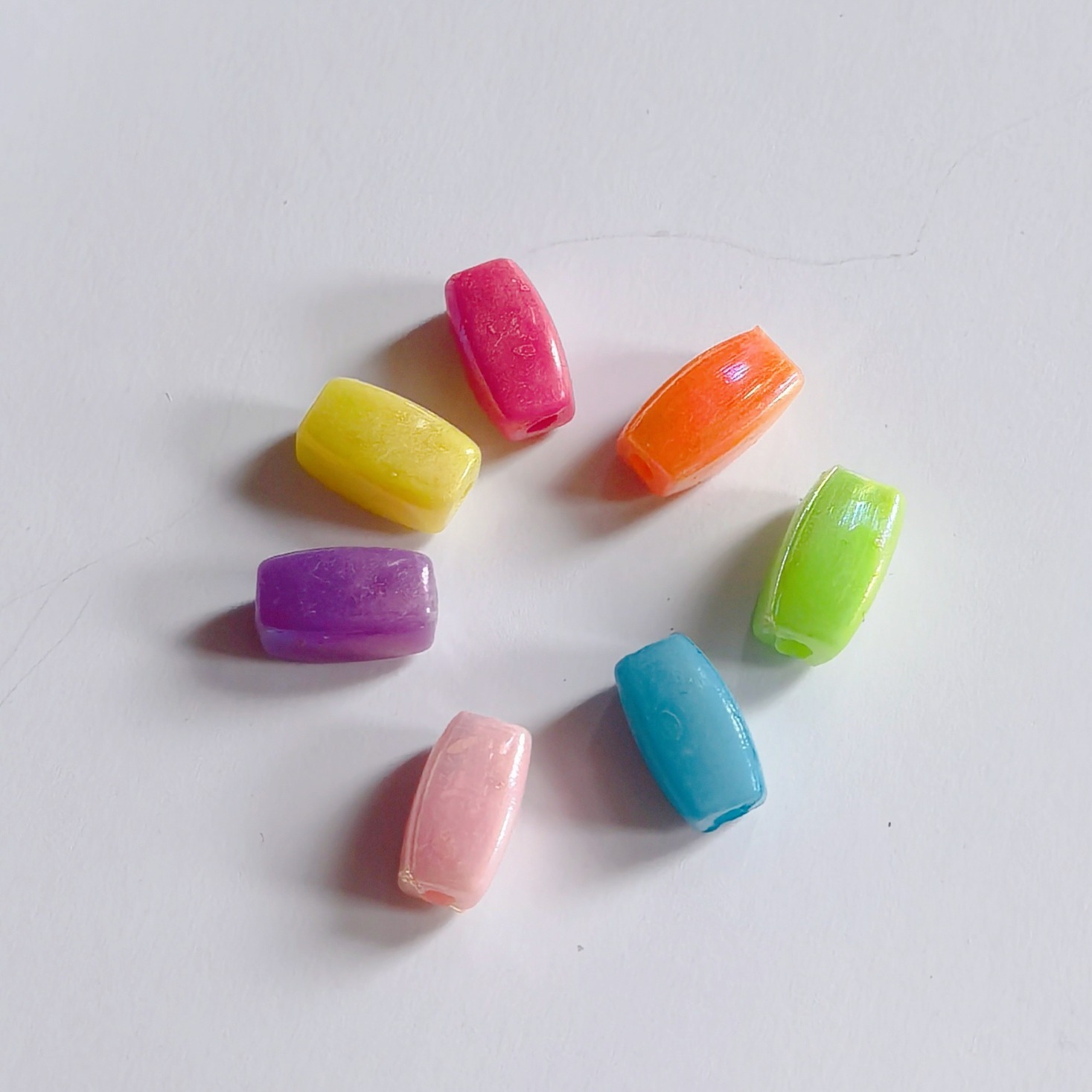 Bulk Wide Hole Decorative Loose Beads Wholesale Large Hole Spacers for Braided Ornament DIY