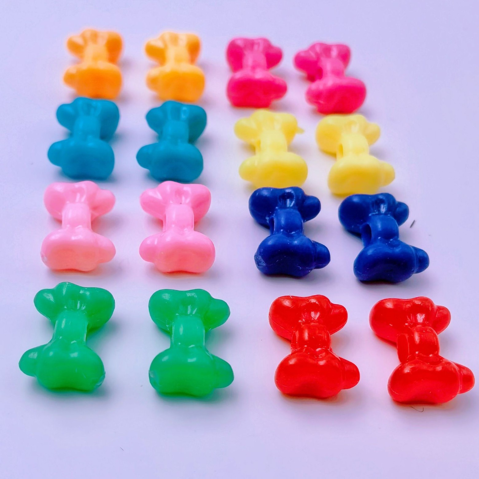 Wholesale Transparent Large Hole Loose Beads Clear Wide Hole Decor Spacers for Minimalist DIY