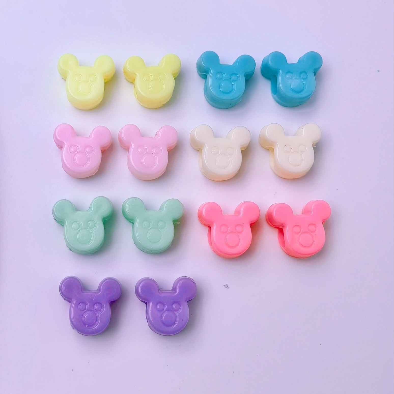 Wholesale Cartoon Shaped Large Hole Loose Beads Cute Wide Hole Decor Beads for Kawaii Jewelry