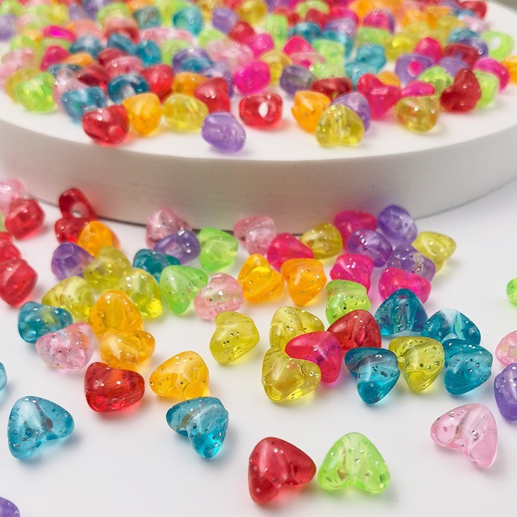Bulk All-Season Large Hole Loose Beads Wholesale Universal Wide Hole Decor Beads for All Crafts