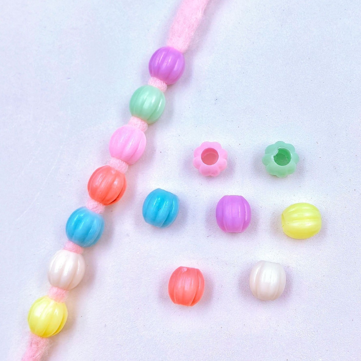 Wholesale Large Hole Loose Decor Beads, Wide Hole Spacer Beads for DIY Handmade Jewelry Making