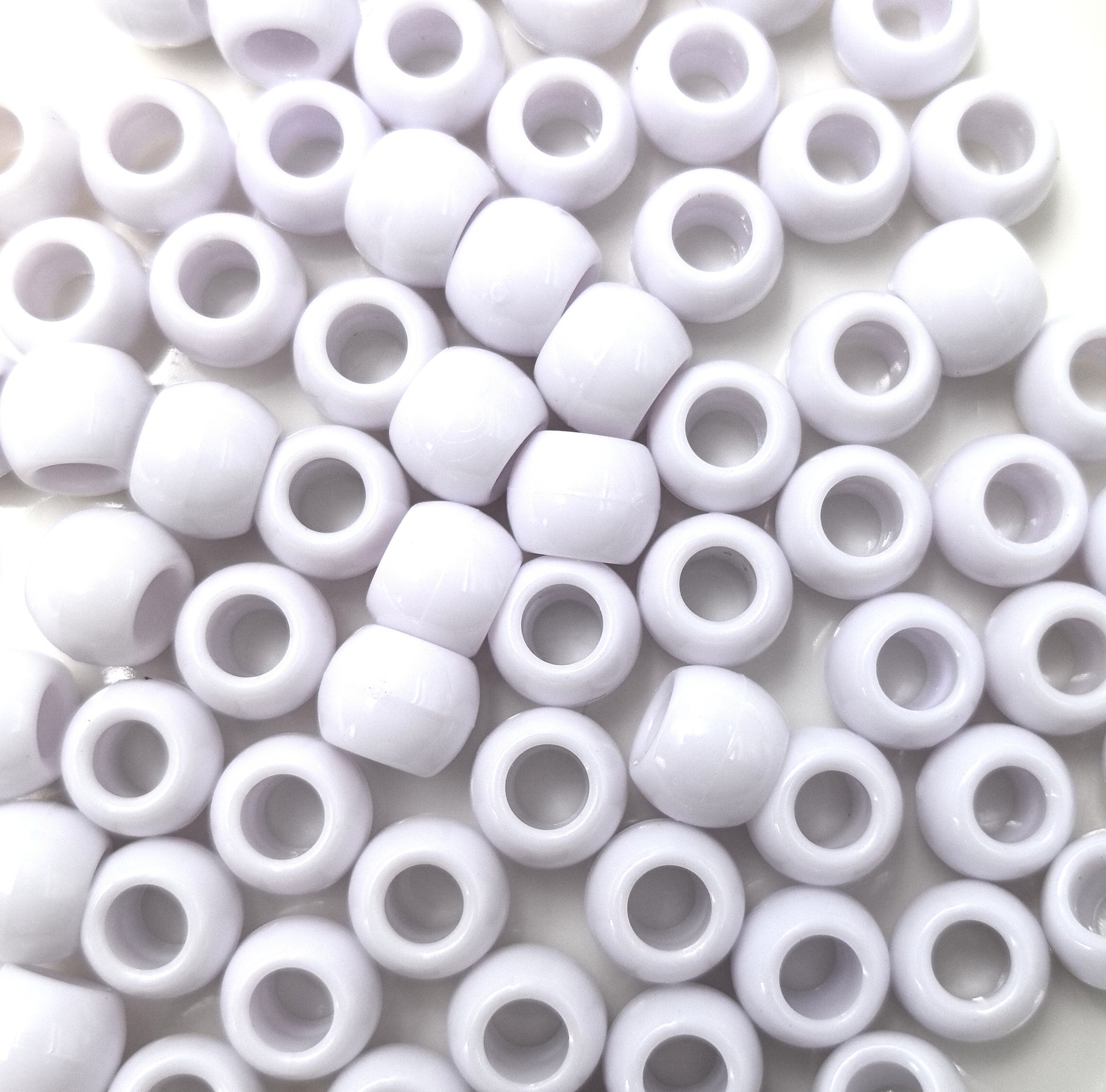 10*12MM Bulk Ultra Light Large Hole Loose Beads No Extra Weight Decor Spacers for Portable Pendants