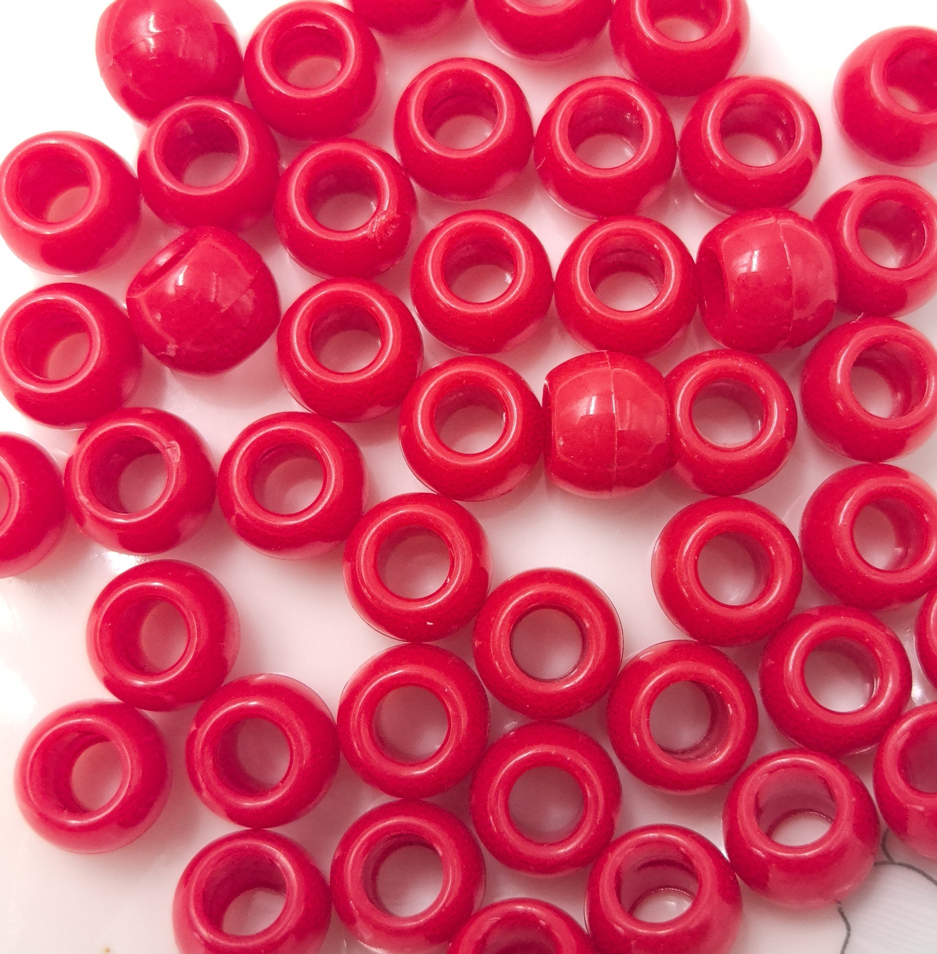 10*12MM Bulk Ultra Light Large Hole Loose Beads No Extra Weight Decor Spacers for Portable Pendants