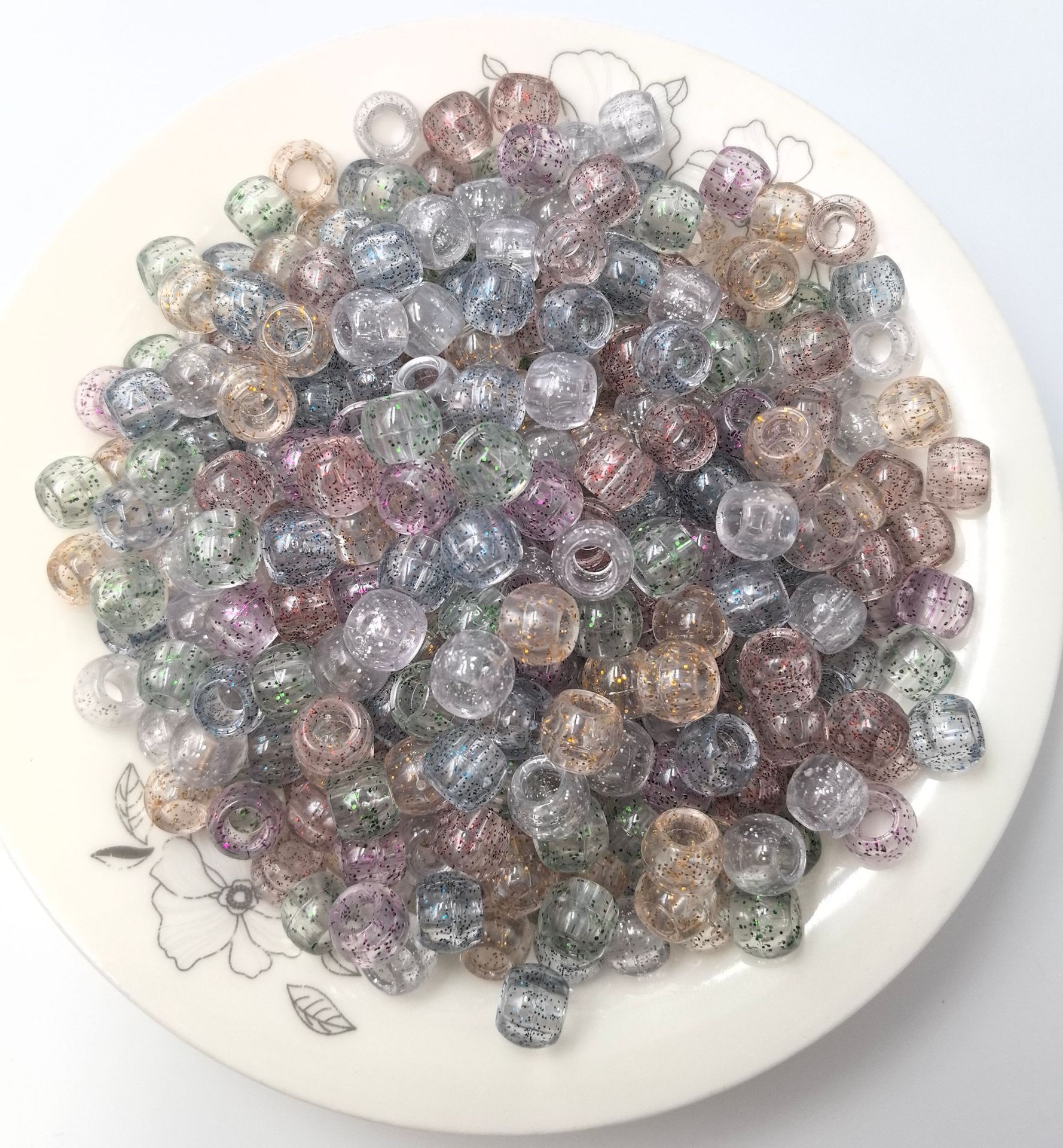 10*12MM Bulk Ultra Light Large Hole Loose Beads No Extra Weight Decor Spacers for Portable Pendants