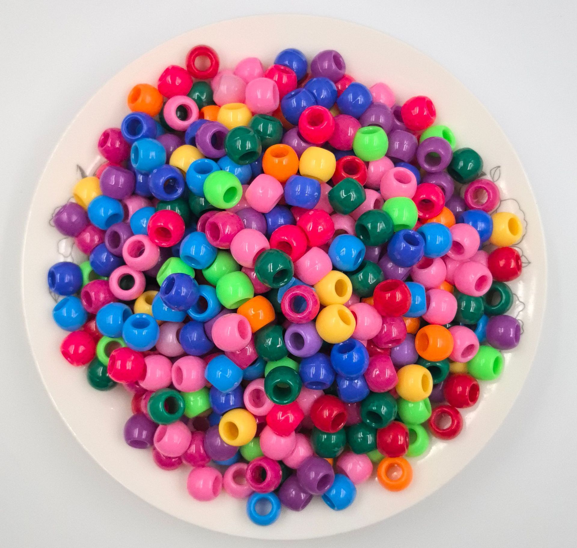 10*12MM Bulk Ultra Light Large Hole Loose Beads No Extra Weight Decor Spacers for Portable Pendants