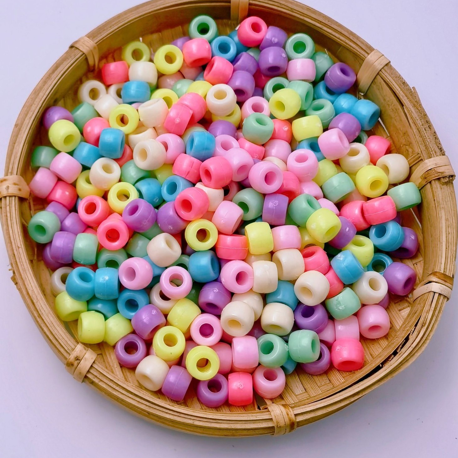 Wholesale Large Hole Loose Beads, Wide Hole Decor Spacer Beads for DIY Handmade Jewelry