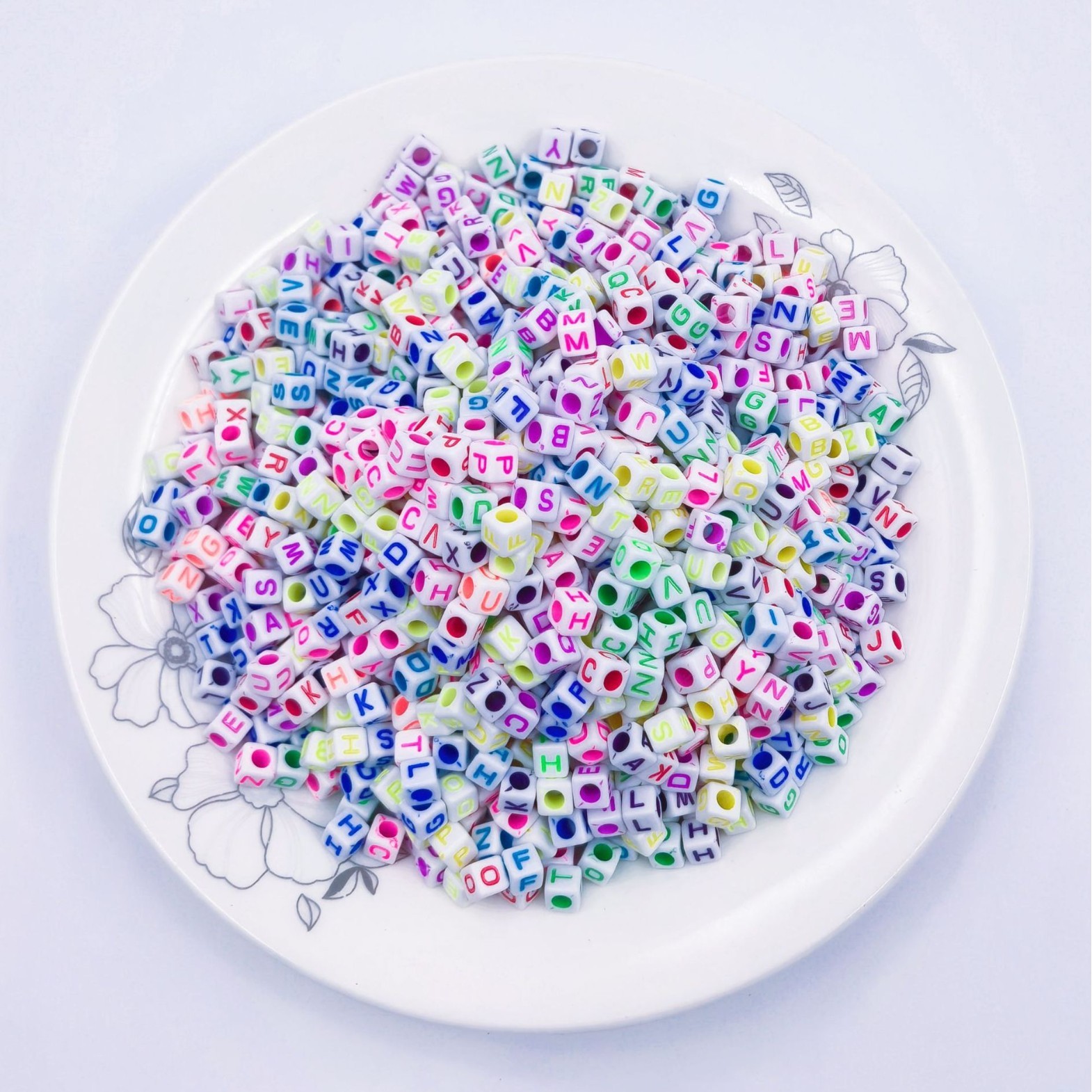 Bulk Uniform Size Large Hole Loose Beads Wholesale Standard Wide Hole Decor Beads for Mass Craft