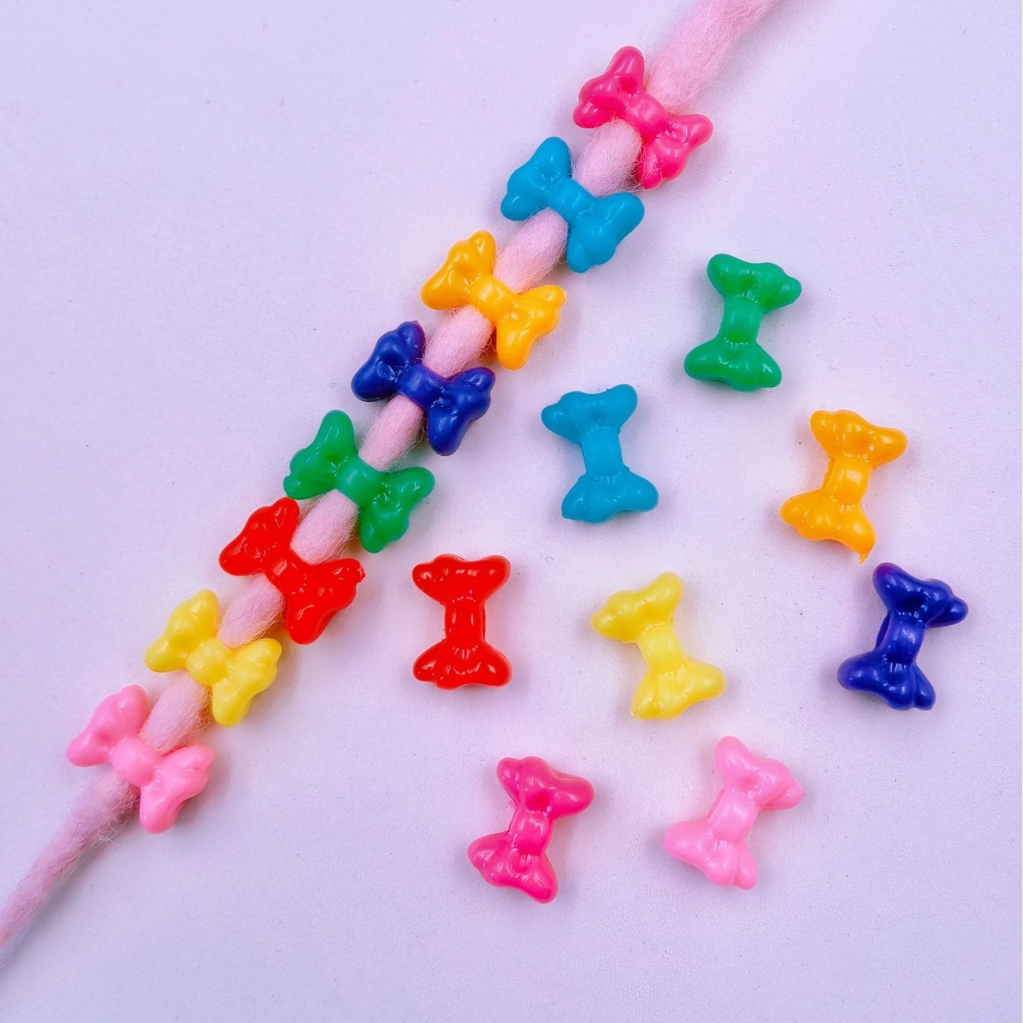 Wholesale Transparent Large Hole Loose Beads Clear Wide Hole Decor Spacers for Minimalist DIY