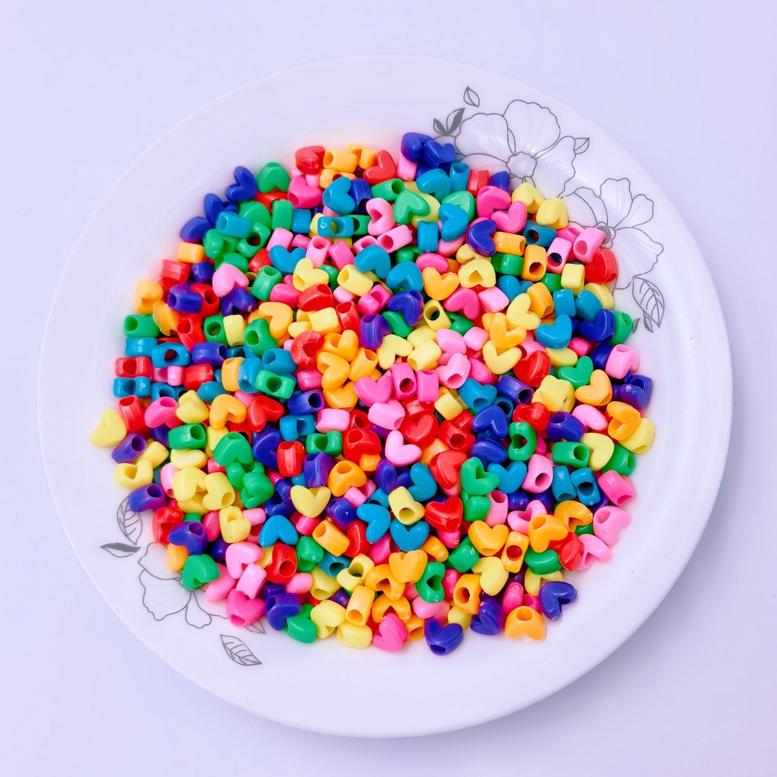 Bulk Interchangeable Large Hole Decor Loose Beads Mix & Match Wide Hole Spacer Craft Parts