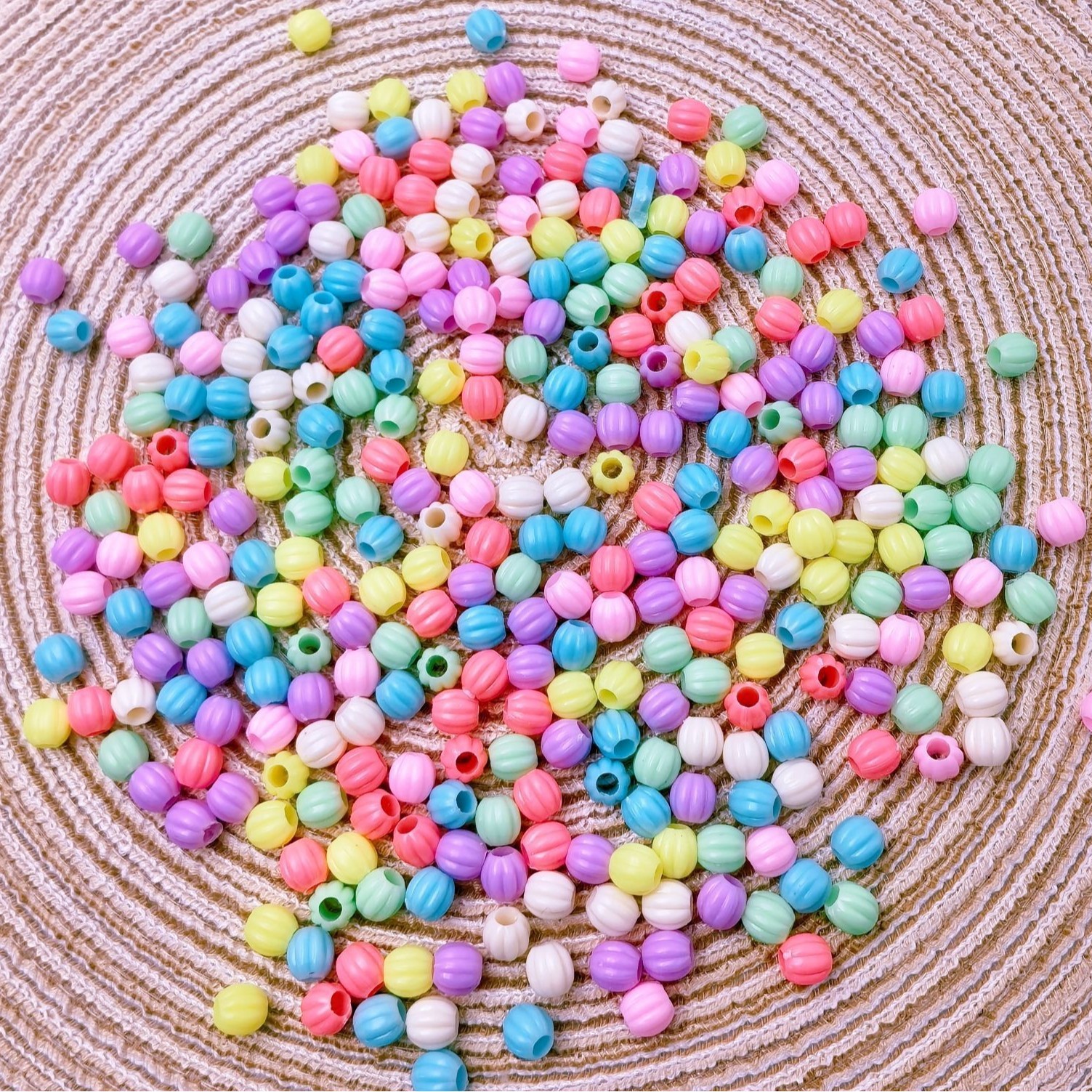 Wholesale Large Hole Loose Decor Beads, Wide Hole Spacer Beads for DIY Handmade Jewelry Making