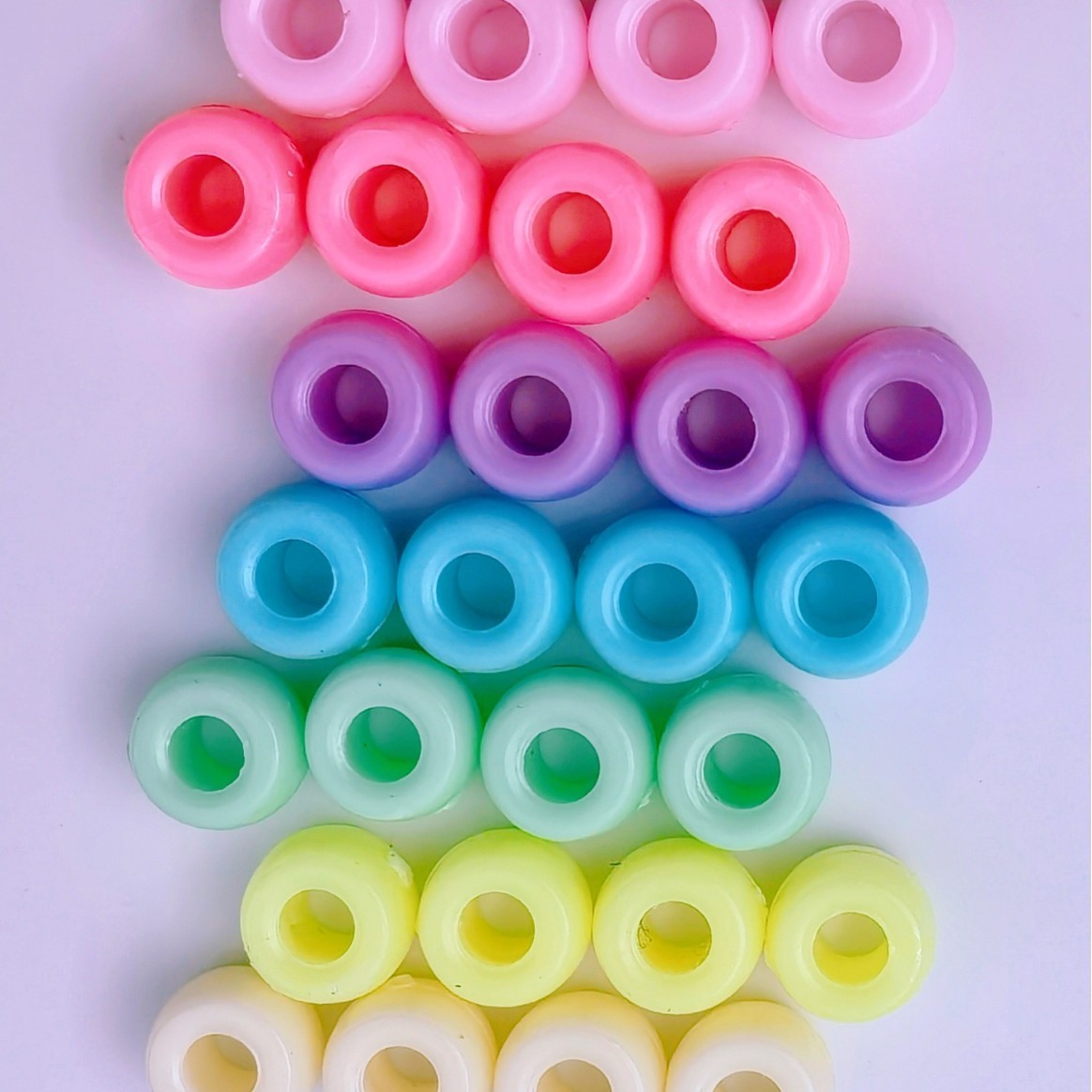 Wholesale Large Hole Loose Beads, Wide Hole Decor Spacer Beads for DIY Handmade Jewelry