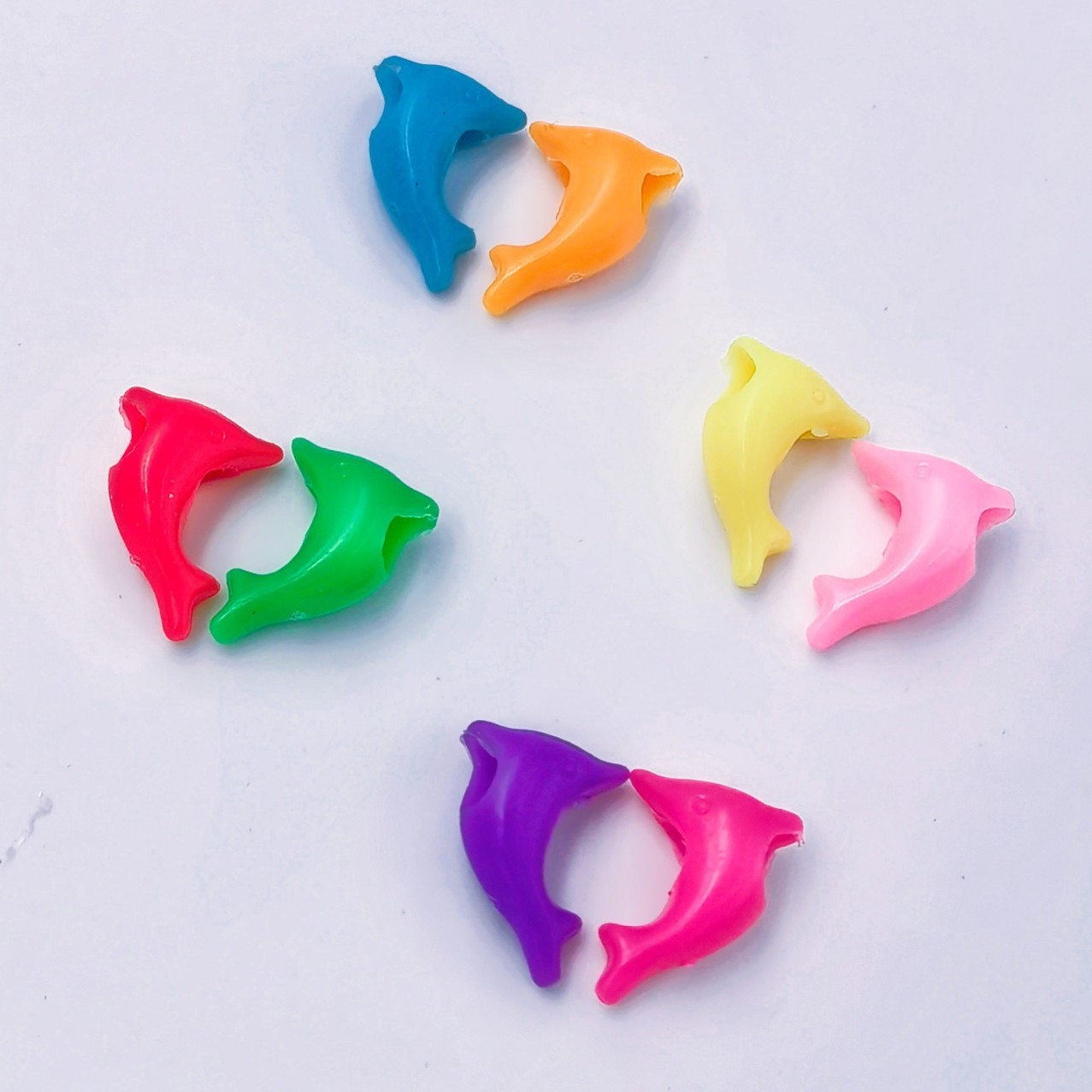 Wholesale Macaron Pastel Large Hole Loose Beads Soft Tone Decor Beads for Cute Style DIY Charms
