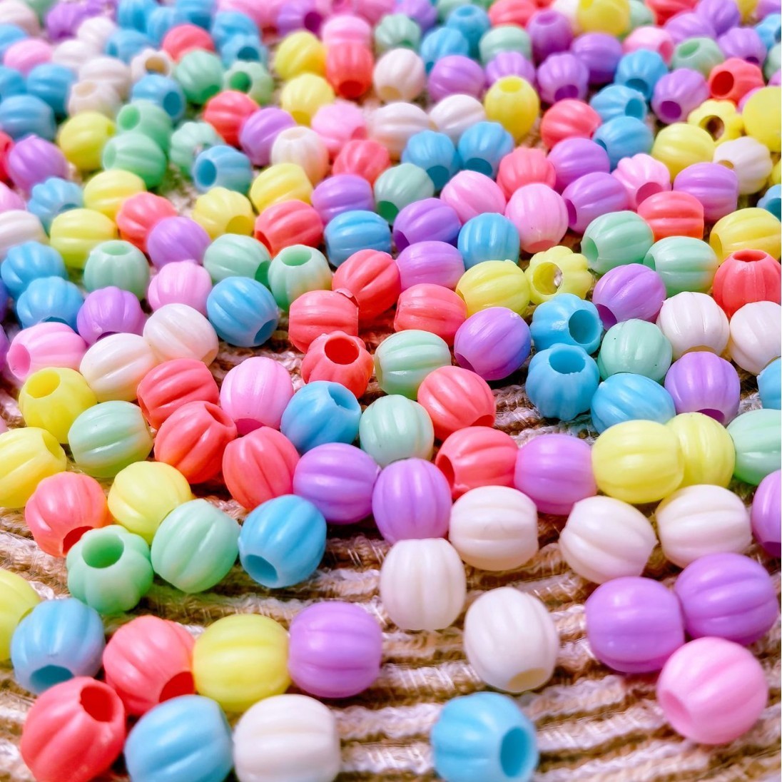 Wholesale Large Hole Loose Decor Beads, Wide Hole Spacer Beads for DIY Handmade Jewelry Making