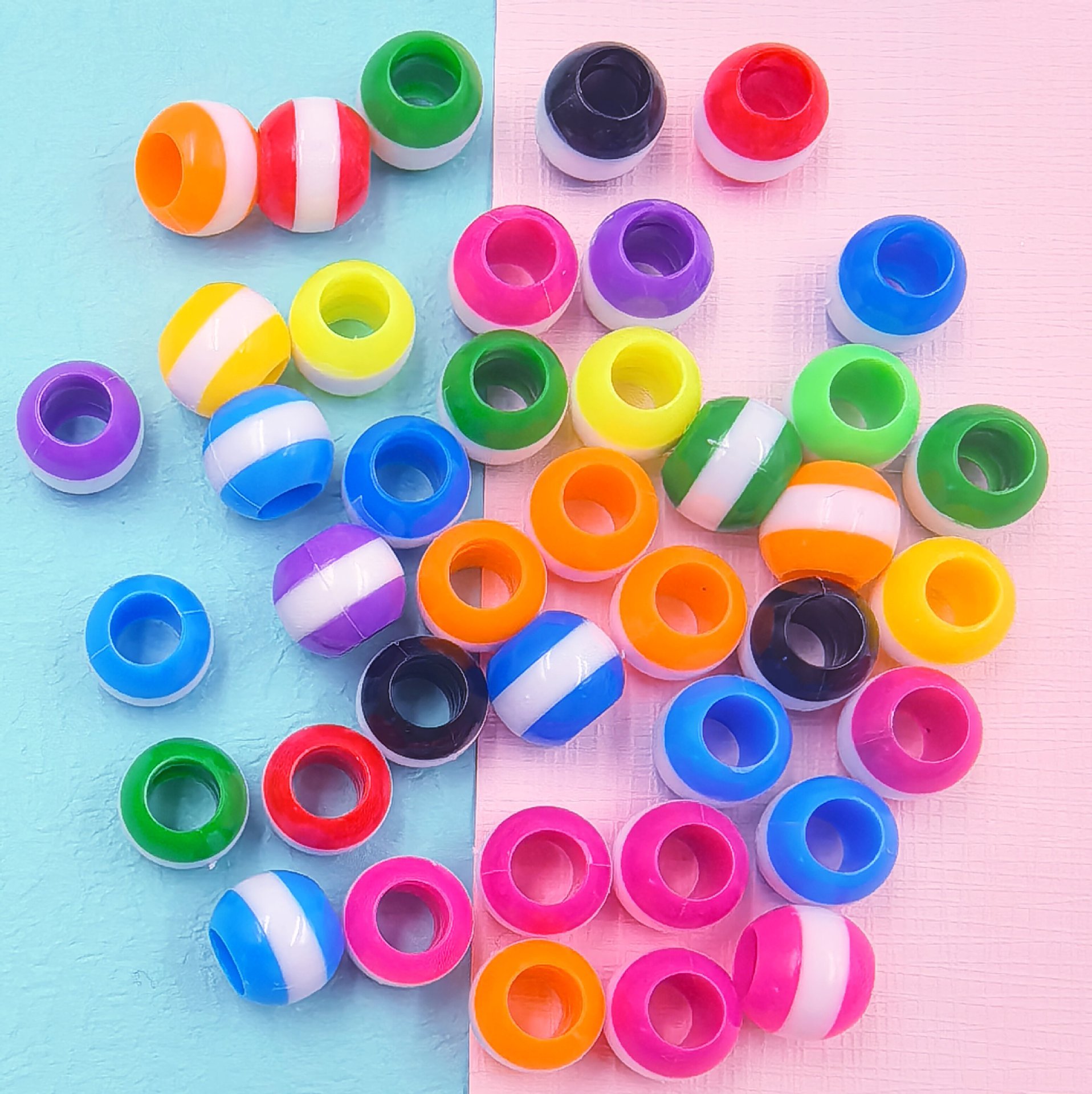 Wholesale Drop Shipping Large Hole Loose Decor Beads Cross-Border DIY Wide Hole Spacer Inventory