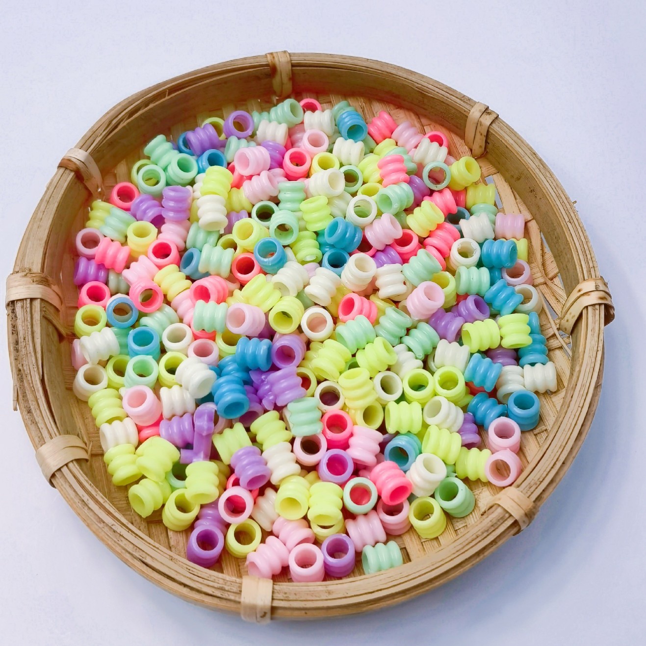 Wholesale Mixed Shapes Large Hole Loose Beads Easy Thread Decor Beads for New DIY Crafters