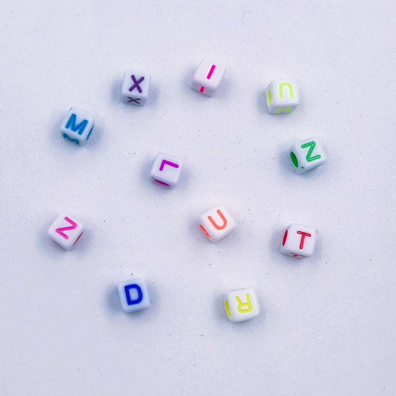Bulk Uniform Size Large Hole Loose Beads Wholesale Standard Wide Hole Decor Beads for Mass Craft