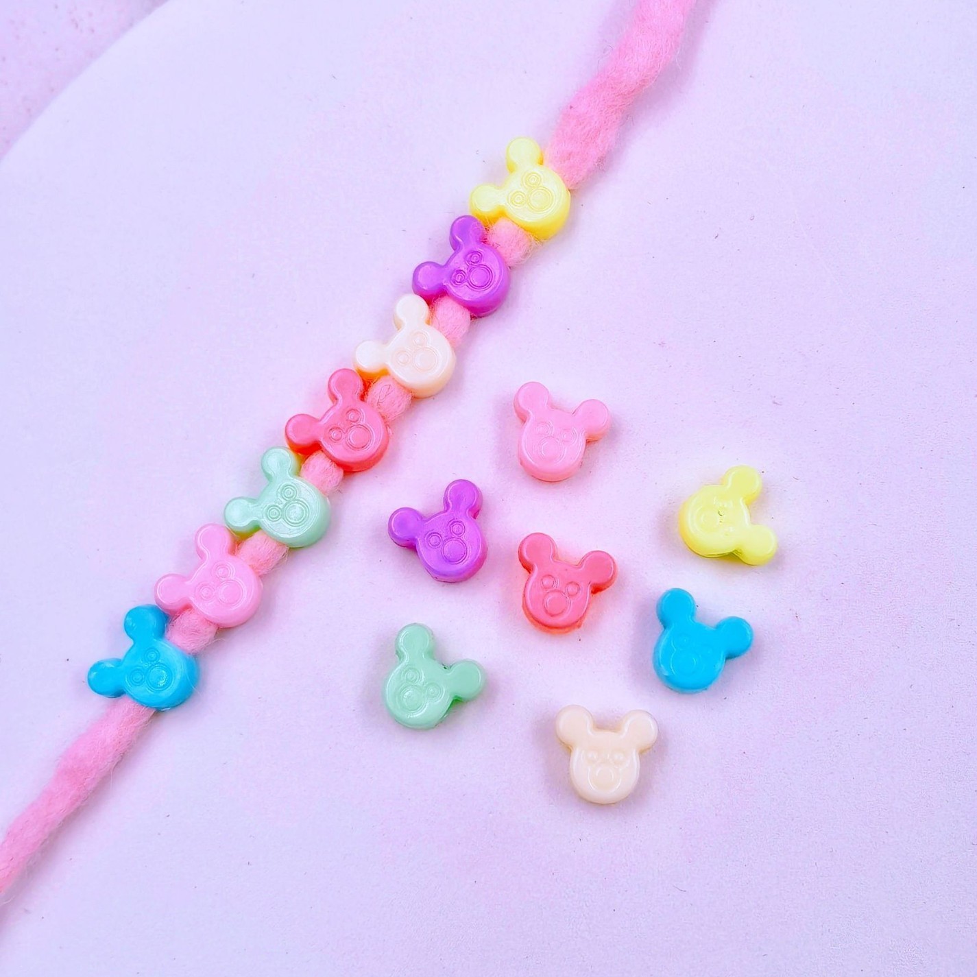 Wholesale Cartoon Shaped Large Hole Loose Beads Cute Wide Hole Decor Beads for Kawaii Jewelry
