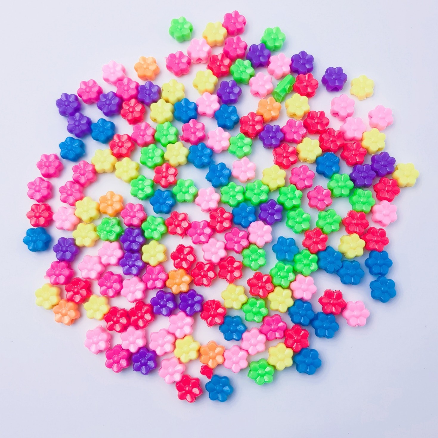 Bulk Small Mini Large Hole Loose Beads Tiny Wide Hole Decor Spacers for Delicate DIY Charms