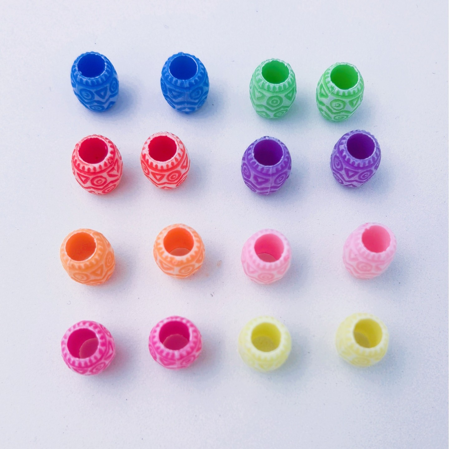 Wholesale Drop Shipping Large Hole Loose Beads Cross-Border Wide Hole Decor Spacer Craft Inventory
