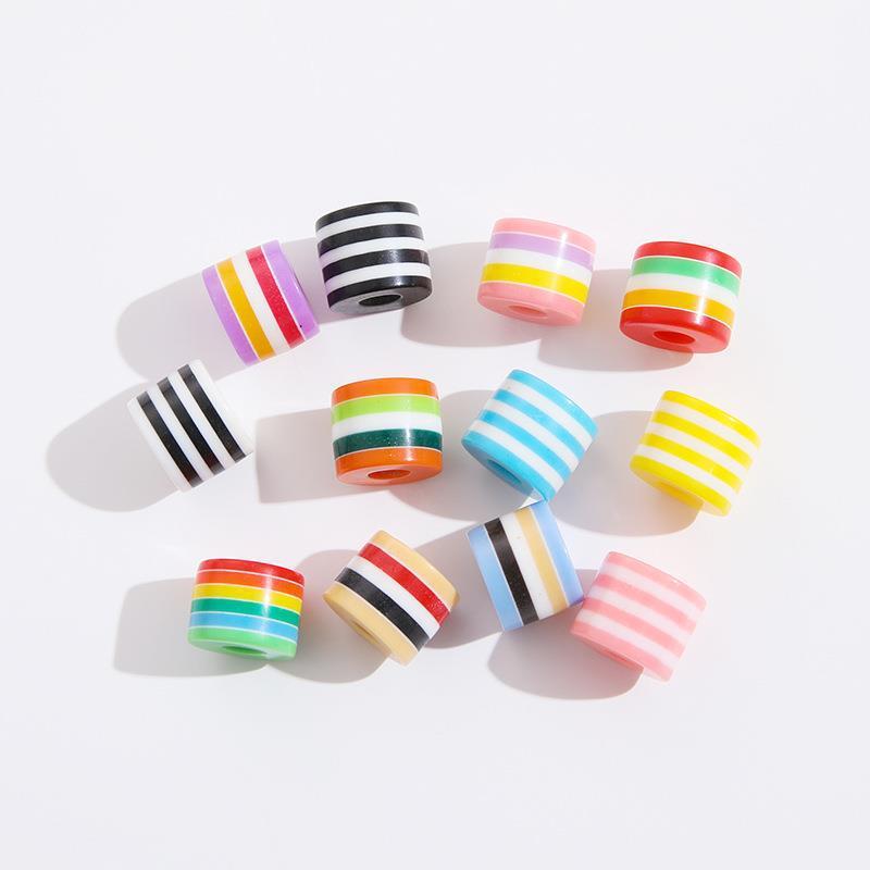 7*9MM Wholesale Clear Transparent Large Hole Loose Beads Crystal Wide Hole Decor Spacer Beads