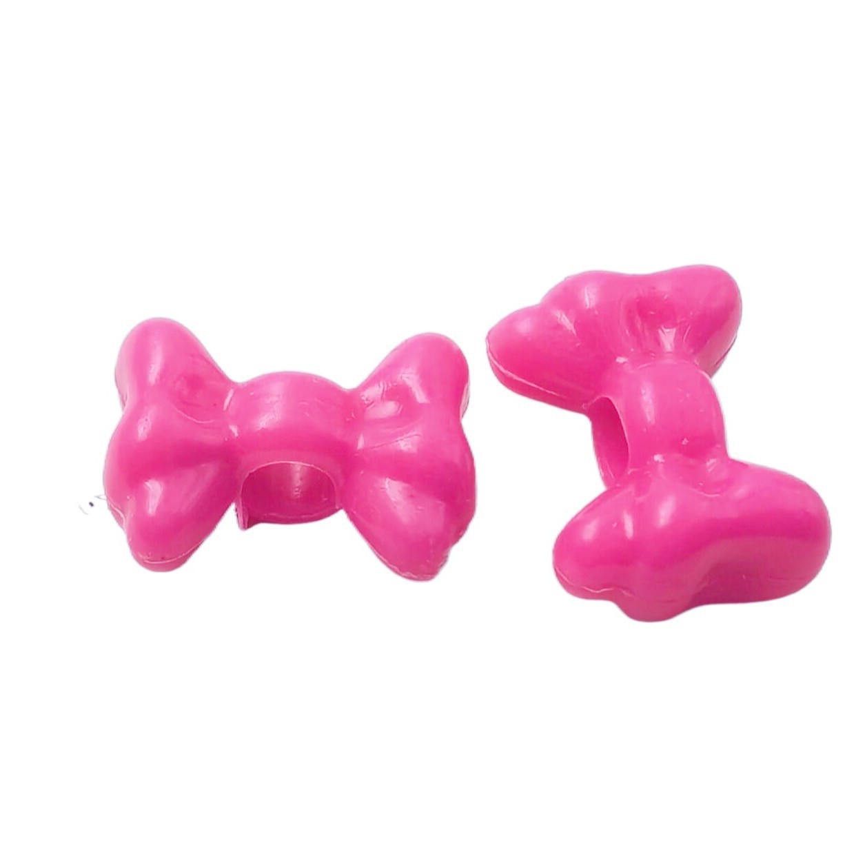 Wholesale Transparent Large Hole Loose Beads Clear Wide Hole Decor Spacers for Minimalist DIY