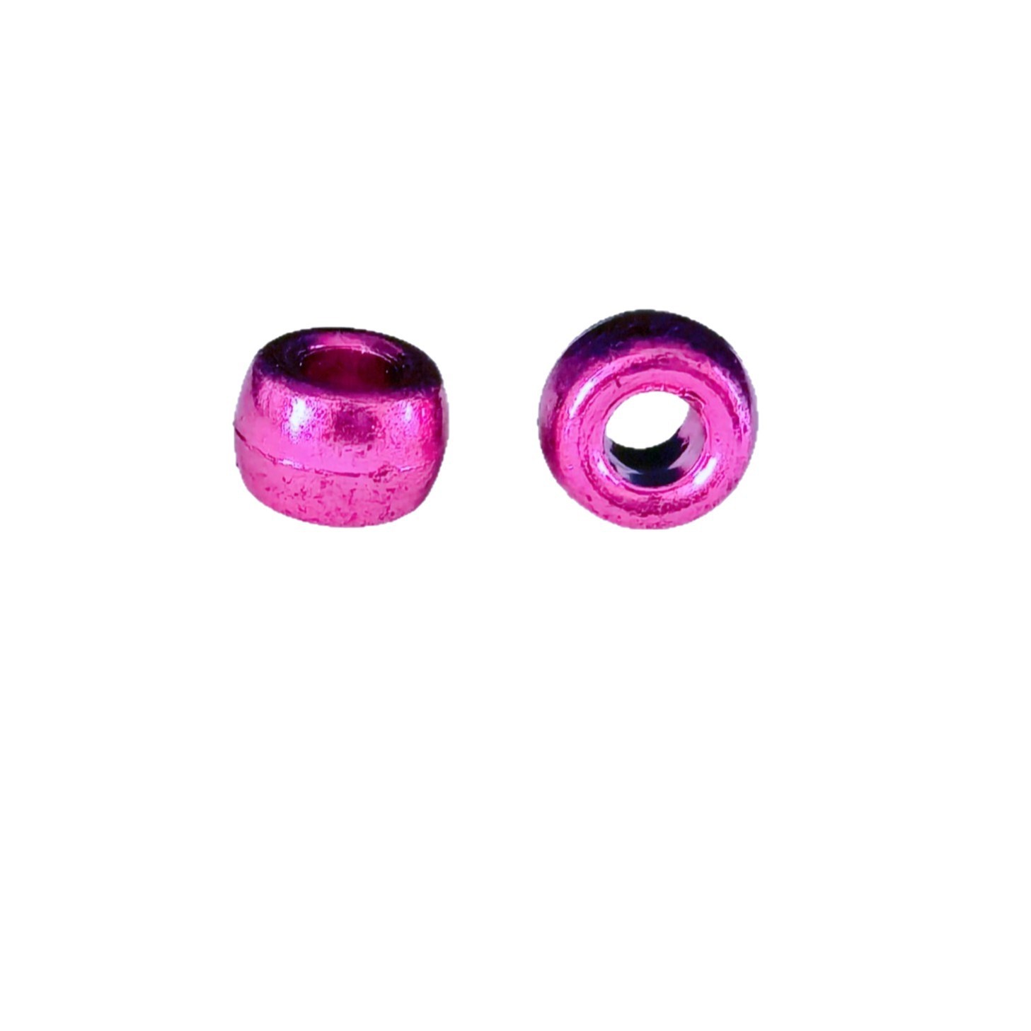 Multi-Style Large Hole Spacer Beads Bulk Loose Decor Beads for Keychain & Phone Strap DIY Making